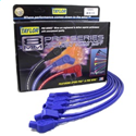 (image for) 8mm Pro Wire Ignition Wire Set Spiro-Wound Race Fit 135 deg. DSI Small Block Ford Over Valve Cover Blue